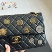 Chanel Coin Badge Charm Shoulder Bag Crossbody Bag Tote Bag - Image 4