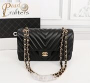 ⁦Chanel Clacssic Flap CF Chain Shoulder Strap Bag⁩ - الصورة ⁦6⁩
