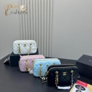 Chanel 23B Gold Coin Mobile Phone Bag Handbag Shoulder Crossbody Bag - Image 11