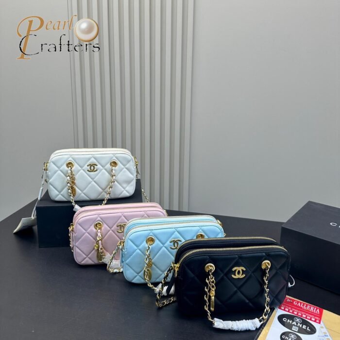 Chanel 23B Gold Coin Mobile Phone Bag Handbag Shoulder Crossbody Bag - Image 11