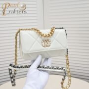 ⁦Chanel Woc 3 Colour Metallic Mixed Strap Shoulder Bag Handbag⁩ - الصورة ⁦6⁩