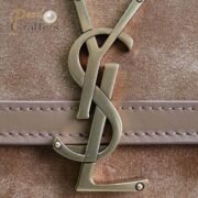 ⁦Saint Laurent YSL brown Solferino medium suede shoulder bag 10A quality 635025⁩ - الصورة ⁦8⁩