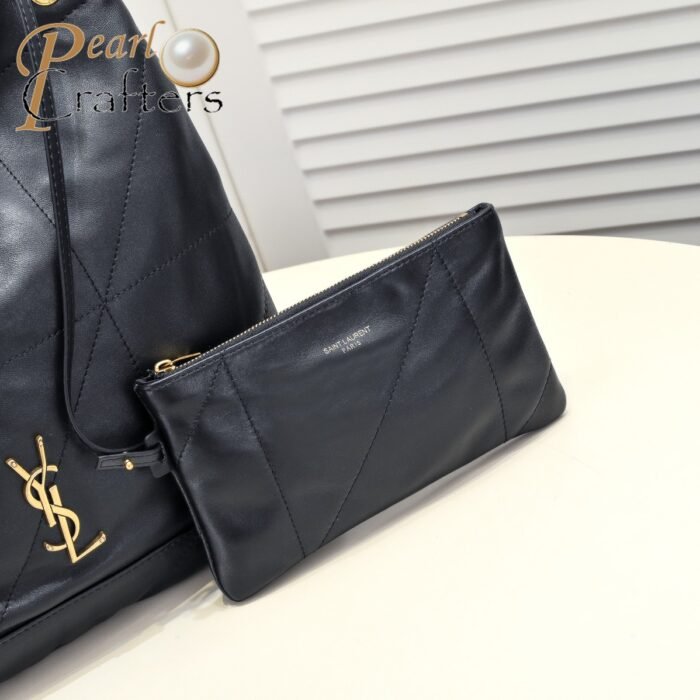 ⁦Saint Laurent YSL Pochon_Trash Bag Shoulder Bag Handbag⁩ - الصورة ⁦6⁩
