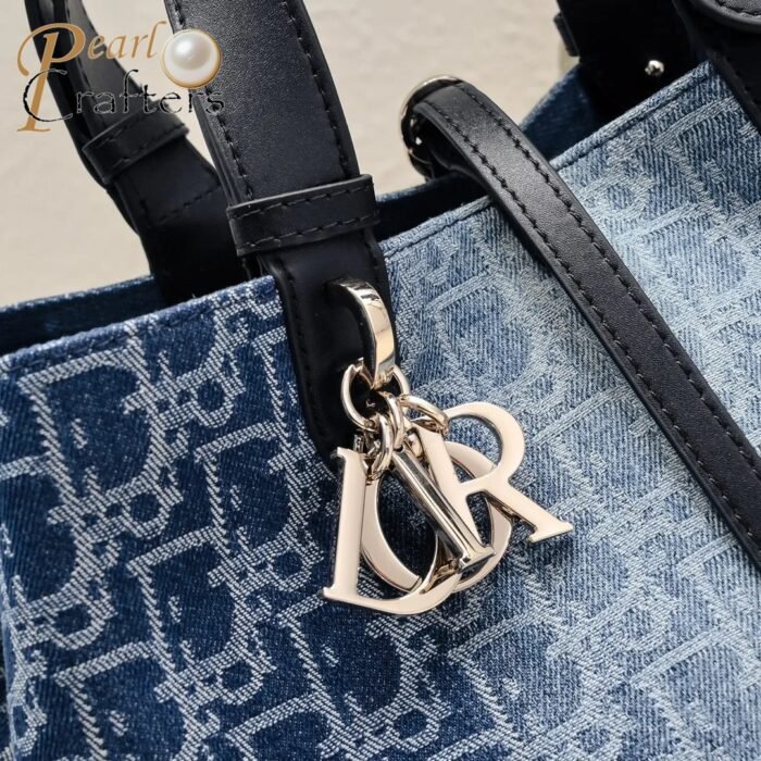 Dior Denim Medium Dior Toujours Bag Shoulder Bag Handbag - Image 6