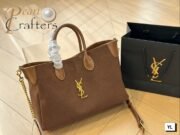 ⁦YSL Saint Laurent Tote Shoulder Bag Handbag⁩ - الصورة ⁦5⁩