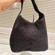 ⁦Prada Crochet Handbag Tote Bag Shoulder Bag⁩ - الصورة ⁦4⁩