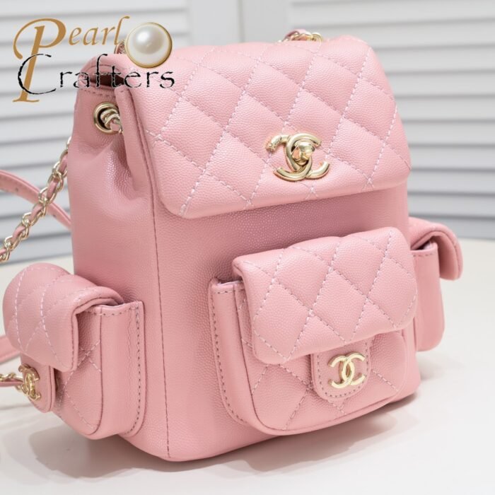 ⁦Chanel 23k Small backpack Backpack Bag Handbag⁩ - الصورة ⁦6⁩