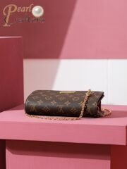 ⁦Louis Vuitton LV Monogram Lily wallet on chain Shoulder Bag Handbag M82509⁩ - الصورة ⁦8⁩