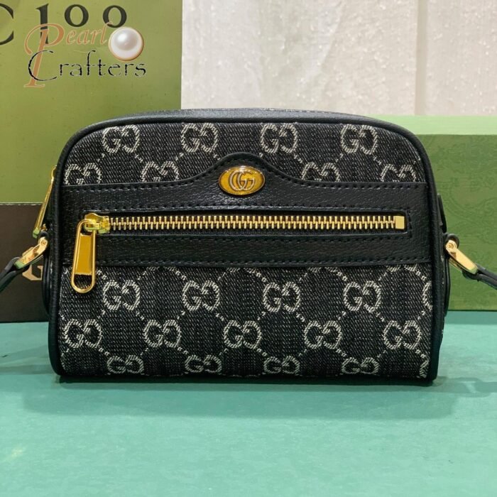 Gucci Ophidia Striped Webbing Waist Pack Belt Bag - Image 6