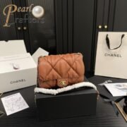 Chanel Pleated Square Chunky Tote Bag Shoulder Bag - Image 9