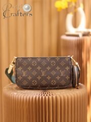 【Flash Sale】Louis Vuitton LV Multi Pochette Accessoires M44813 Shoulder Bag - Image 9