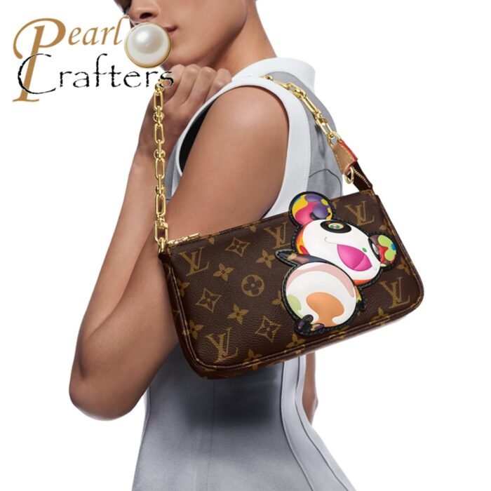 Louis Vuitton LV Takashi Murakami Pochette Accessories Mahjong Bag Shoulder Bag M13440 - Image 5