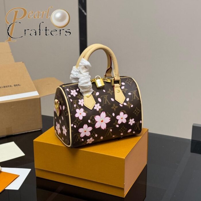 Louis Vuitton LV Takashi Murakami Co-branded Speedy Bandoulière CHERRY BLOSSOM Cherry Blossom Shoulder Handbag - Image 2