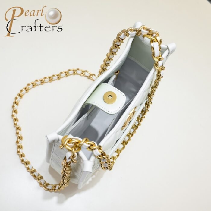 ⁦Chanel 24s Hobo Underarm Shoulder Bag Handbag⁩ - الصورة ⁦8⁩