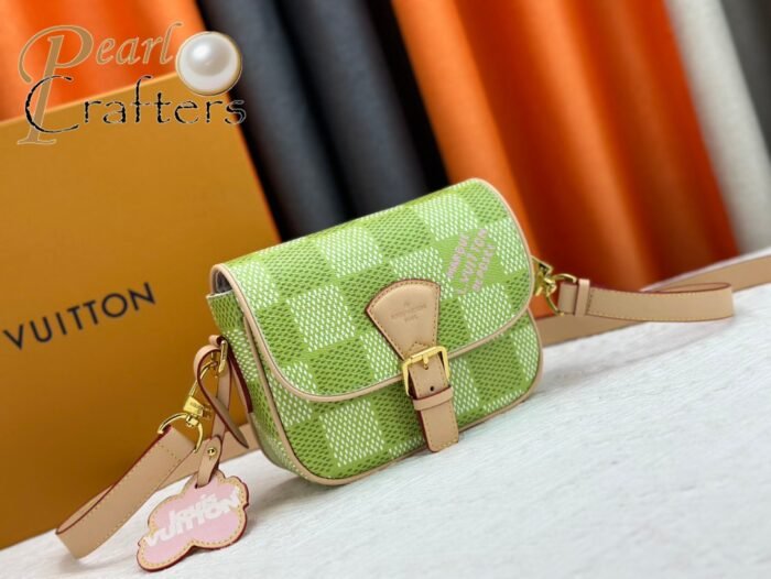 ⁦Louis Vuitton Montsouris Small Messenger Bag M40665 Shoulder Bag Handbag⁩ - الصورة ⁦2⁩