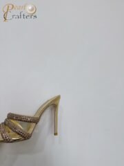 ⁦Casadei 25ss Rhinestone Sandals Slipper Heels⁩ - الصورة ⁦7⁩