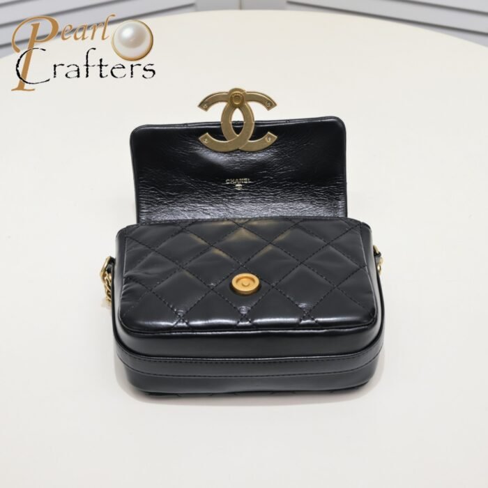 ⁦Chanel 23p Square Bag Shoulder Bag Handbag⁩ - الصورة ⁦4⁩
