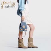 ⁦Louis Vuitton LV VENICE Denim Backpack Bag M46836⁩ - الصورة ⁦2⁩