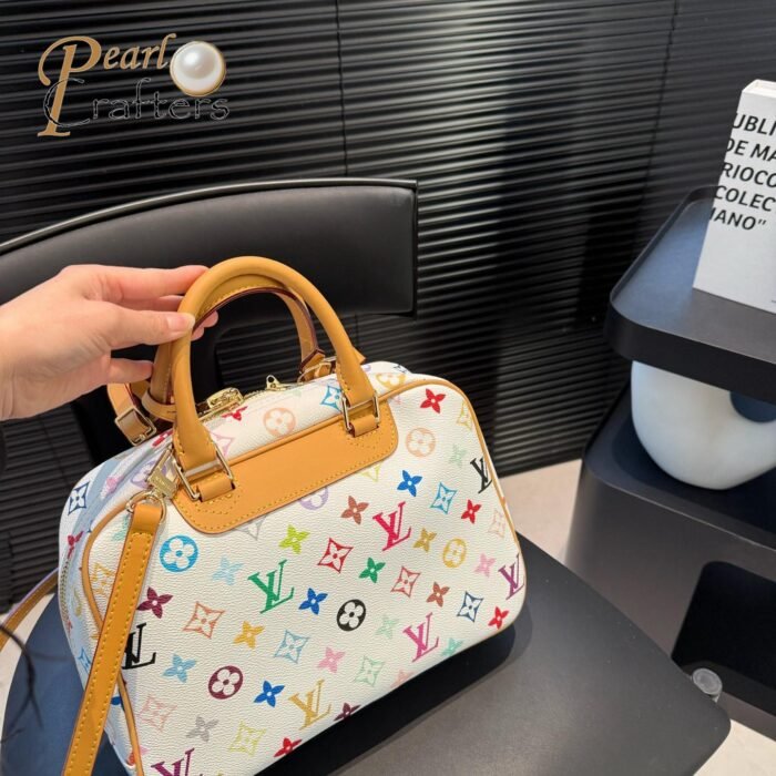 ⁦Louis Vuitton LV Takashi Murakami Jenny Bag Shoulder Handbag 42720⁩ - الصورة ⁦6⁩
