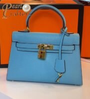 Hermes Kelly Gold Buckle Bag-Epsom Shoulder Bag Handbag - Image 7