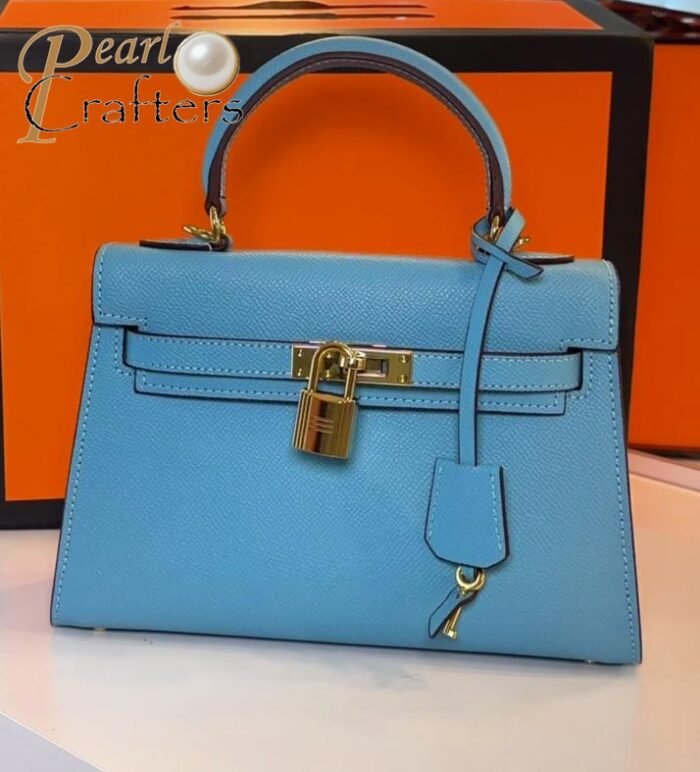 Hermes Kelly Gold Buckle Bag-Epsom Shoulder Bag Handbag - Image 7