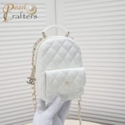 ⁦Chanel 24C Mini Small School Bag Backpack Bag Handbag⁩ - الصورة ⁦5⁩