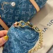 Louis Vuitton LV Denim PAPILLON Handbag Shoulder Bag - Image 5