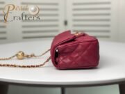 ⁦Chanel Cross Body Metal Ball Chain Shoulder Bag Handbag⁩ - الصورة ⁦2⁩