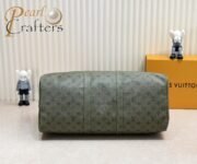 ⁦Louis Vuitton Military Green KEEPALL 50 Travel Bag⁩ - الصورة ⁦7⁩