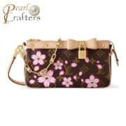 Louis Vuitton LV Takashi Murakami CHERRY BLOSSOM Cherry Shoulder Handbag M13666