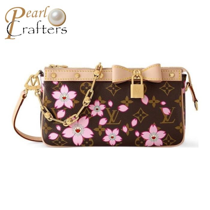 Louis Vuitton LV Takashi Murakami CHERRY BLOSSOM Cherry Shoulder Handbag M13666 - Image 1