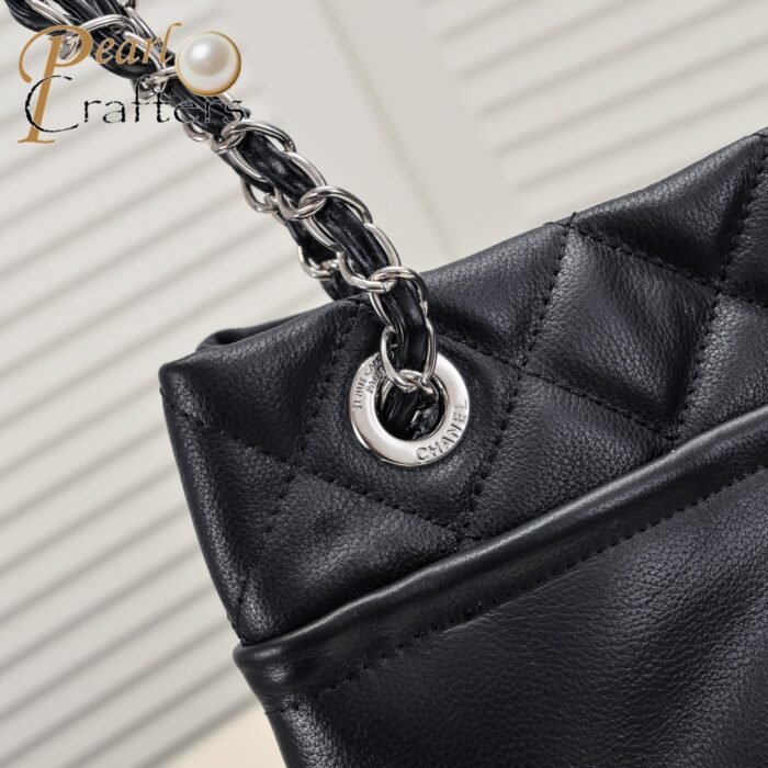 Chanel Tote Shopping Bag Vintage Shoulder Bag Handbag - Image 7