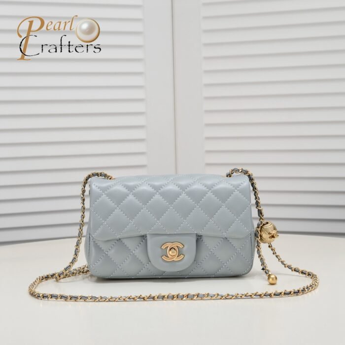 Chanel Cross Body Metal Ball Chain Shoulder Bag Handbag - Image 1