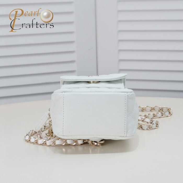 ⁦Chanel 24C Mini Small School Bag Backpack Bag Handbag⁩ - الصورة ⁦4⁩