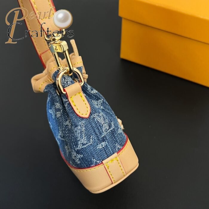 Louis Vuitton Micro Bag Leather Keychain Pendant Accessories - Image 3