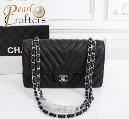 Chanel Clacssic Flap CF Chain Shoulder Strap Bag