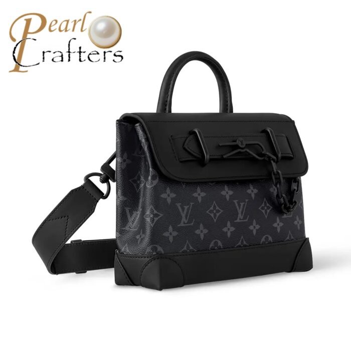 Louis Vuitton LV Steamer Monogram Eclipse Shoulder Crossbody Tote Bag M46953 M24436 - Image 5