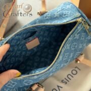 Louis Vuitton LV Denim PAPILLON Handbag Shoulder Bag - Image 9