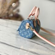 Louis Vuitton LV Denim Nano Speedy Handbag Crossbody Bag  M82950 Top Quality Shoulder Bag 10A - Image 5
