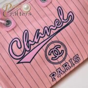 Chanel Cruise Chain Canvas Beach Bag Shopping bag Tote Shoulder Bag Handbag - Image 6