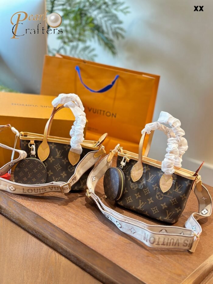 Louis Vuitton Neverfull BB Shoulder Bag Handbag - Image 9
