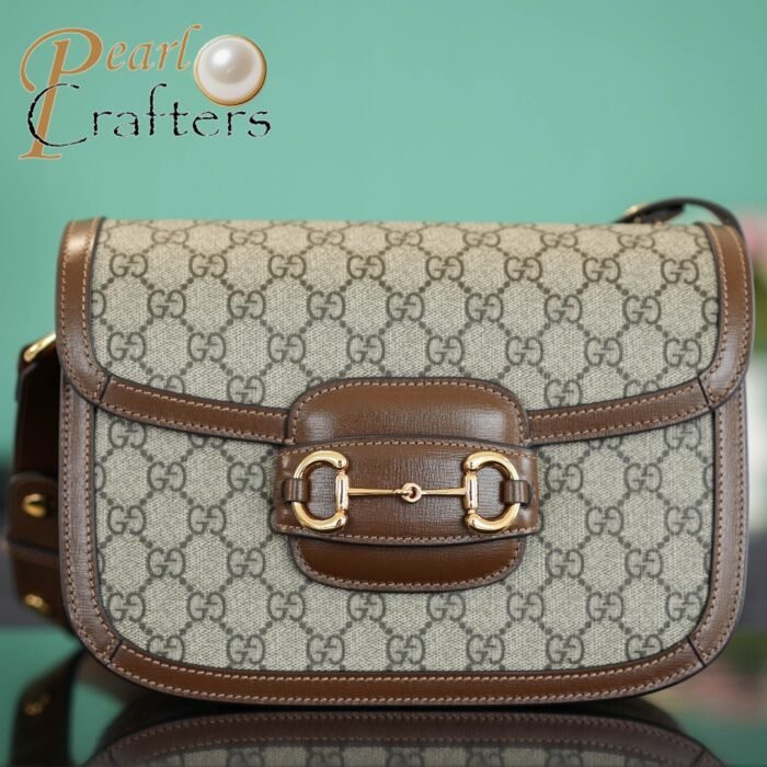 GUCCI 1955 Horsebit Shoulder Bag 10A Mirror Quality Version 602204 - Image 2