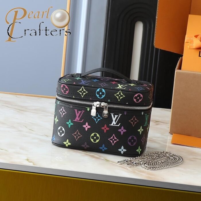 Louis Vuitton LV Takashi Murakami Nice mini Nano Tote Cosmetic Bag M13747 - Image 1