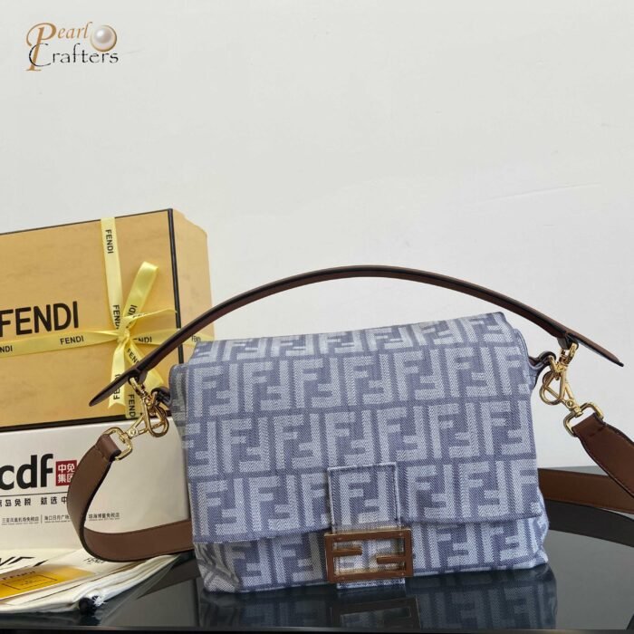 Fendi denim series mama baguette bag (10a mirror version) - Image 2