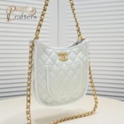 ⁦Chanel 24s Hobo Underarm Shoulder Bag Handbag⁩ - الصورة ⁦5⁩