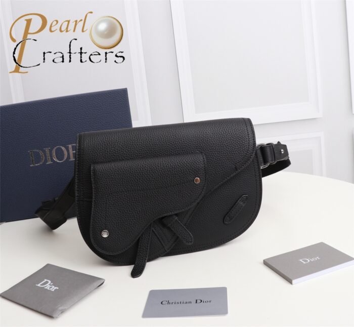 ⁦DIOR Saddle Men  Embroidery Crossbody Bag 10A⁩ - الصورة ⁦5⁩