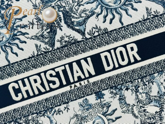 Dior Book Tote Embroider Large Shoulder Bag Handbag - Image 5