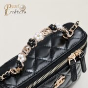 ⁦Chanel 23K Petal Metal Handle Shoulder Bag Handbag⁩ - الصورة ⁦6⁩