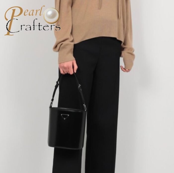 Prada Smooth Bucket Shoulder Bag - Image 3