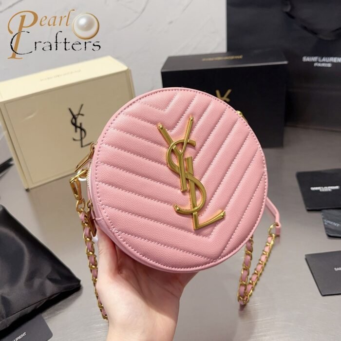⁦SAINT LAURENT YSL Vinyle Shoulder Bag⁩ - الصورة ⁦5⁩